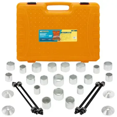 Набор инструментов для замены сайлентблоков, втулок и подшипников 28пр. Partner PA-933T3