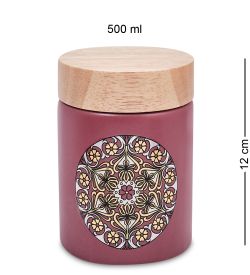 TJ-21/1 Керамическая банка сред. с крышкой