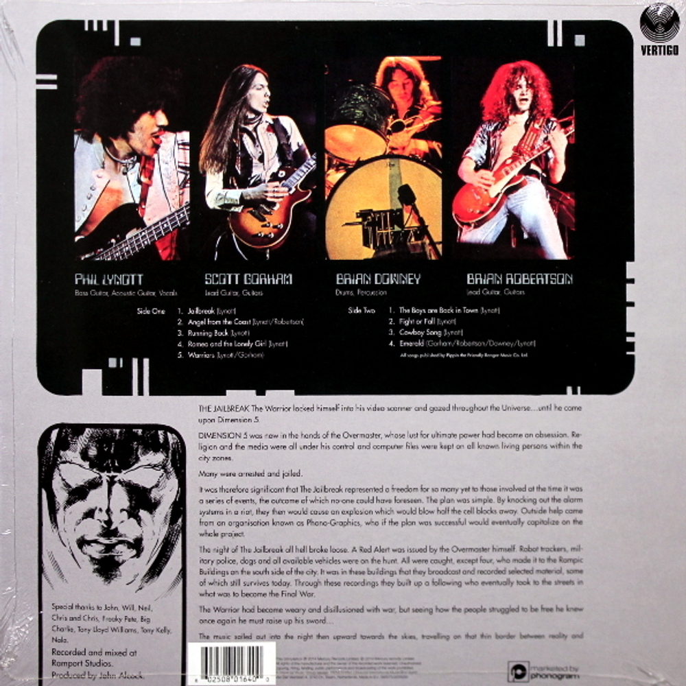 Thin Lizzy / Jailbreak (Coloured Vinyl)(LP)