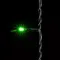 Светодиодный занавес 2*1 м., 200 зеленых LED ламп, черный провод ПВХ, LTC (PCL202-11-2G)