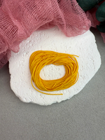 Шнур для плетения браслетов 0,6 мм, Подсолнух (5 м)