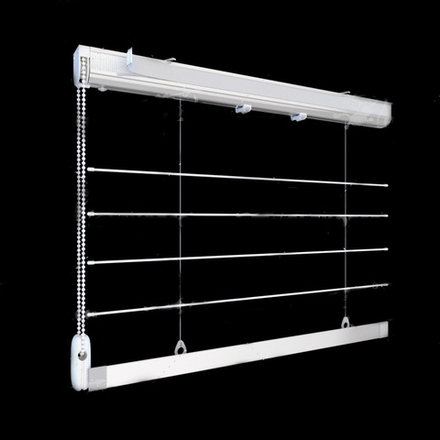 Карниз для тяжелых римских штор Мадрид, цвет белый (длина 60 см)