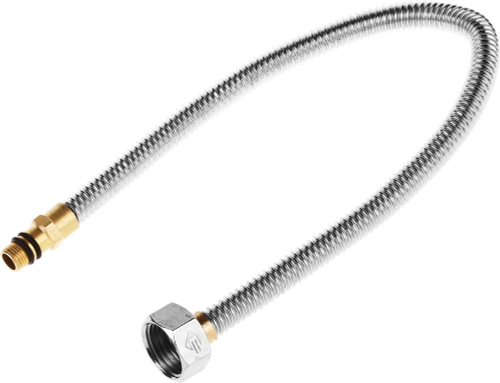 ЗУБР 1/2_, 0.4 м, гайка-штуцер, сильфонная подводка для смесителей с укороченным штуцером (51012-040)