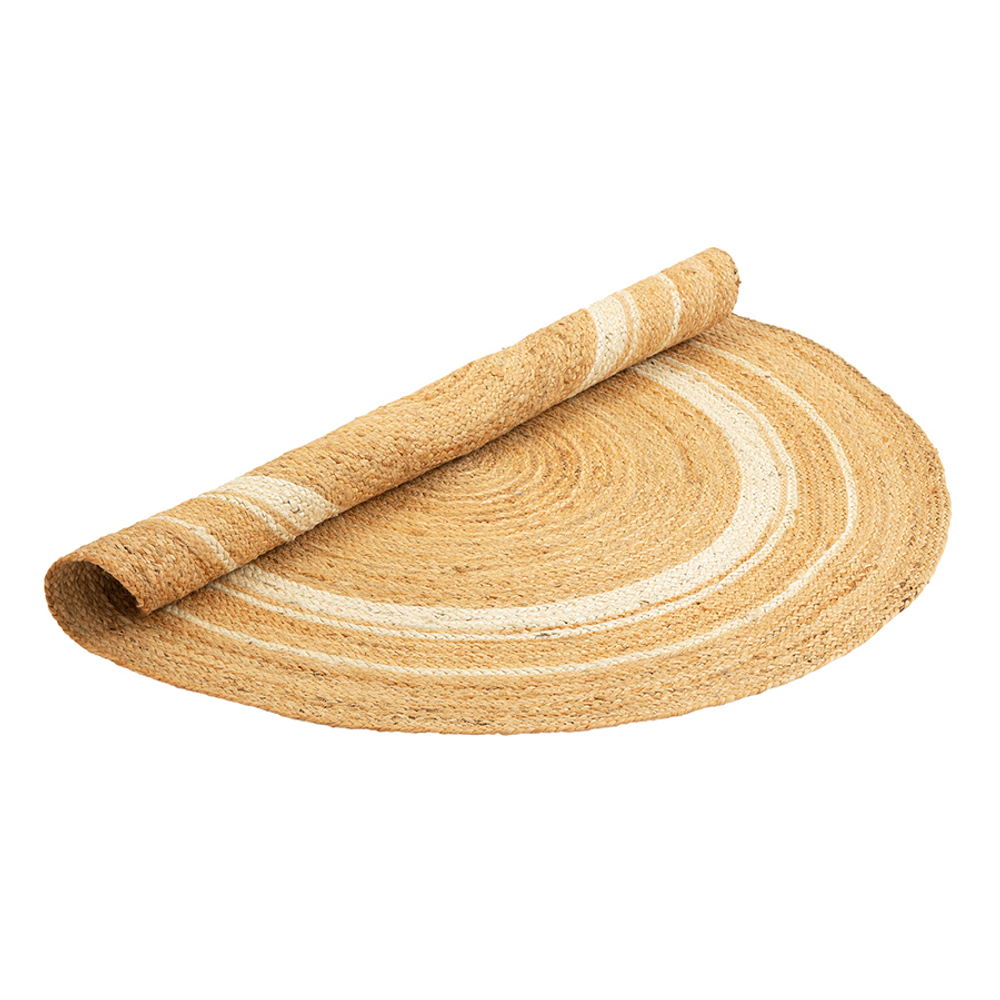 Ковер круглый с вставками 90см Tkano