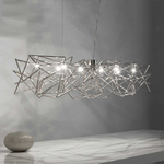 Pendant design lamp  Etoile by Terzani Long (Silver)