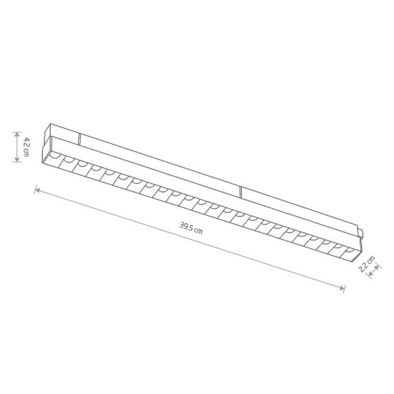 Трековый магнитный светильник Nowodvorski Focus Led Black 10643