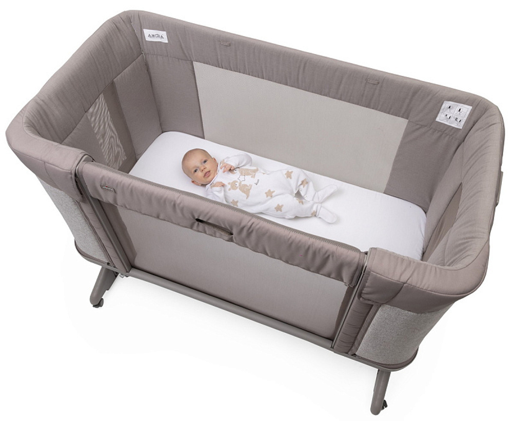 Детская кроватка Chicco Next2Me Forever Almond