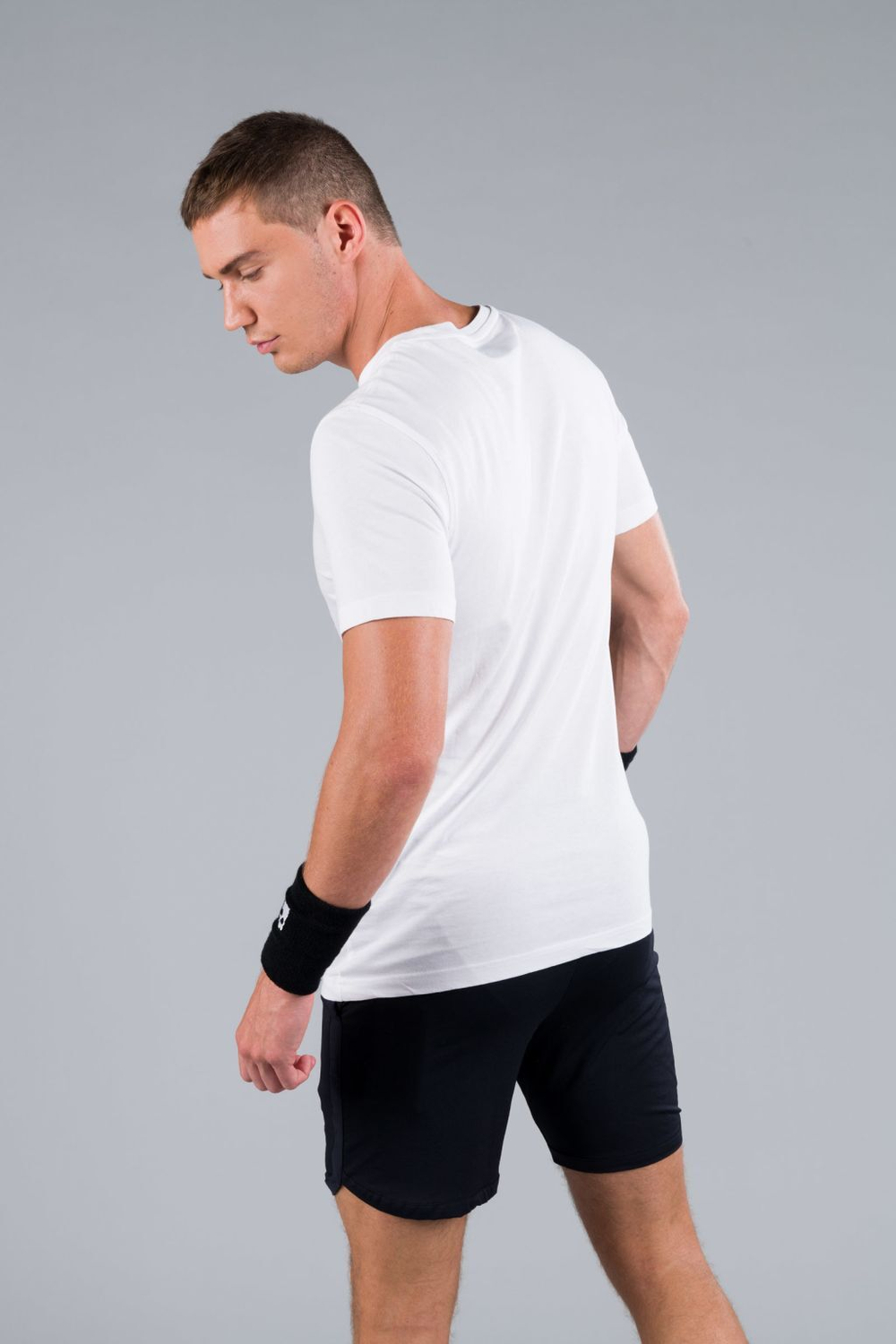 Мужская теннисная футболка Hydrogen City Cotton Tee Man - белый