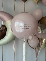 Воздушные шары на выписку для девочки №8766