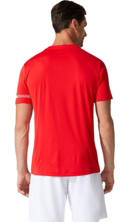 Мужская теннисная футболка Asics Court M SS Tee - classic red