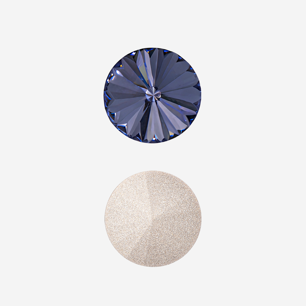 Кристалл Риволи (Rivoli), оттенок "Танзанит"/"Tanzanite", 10мм