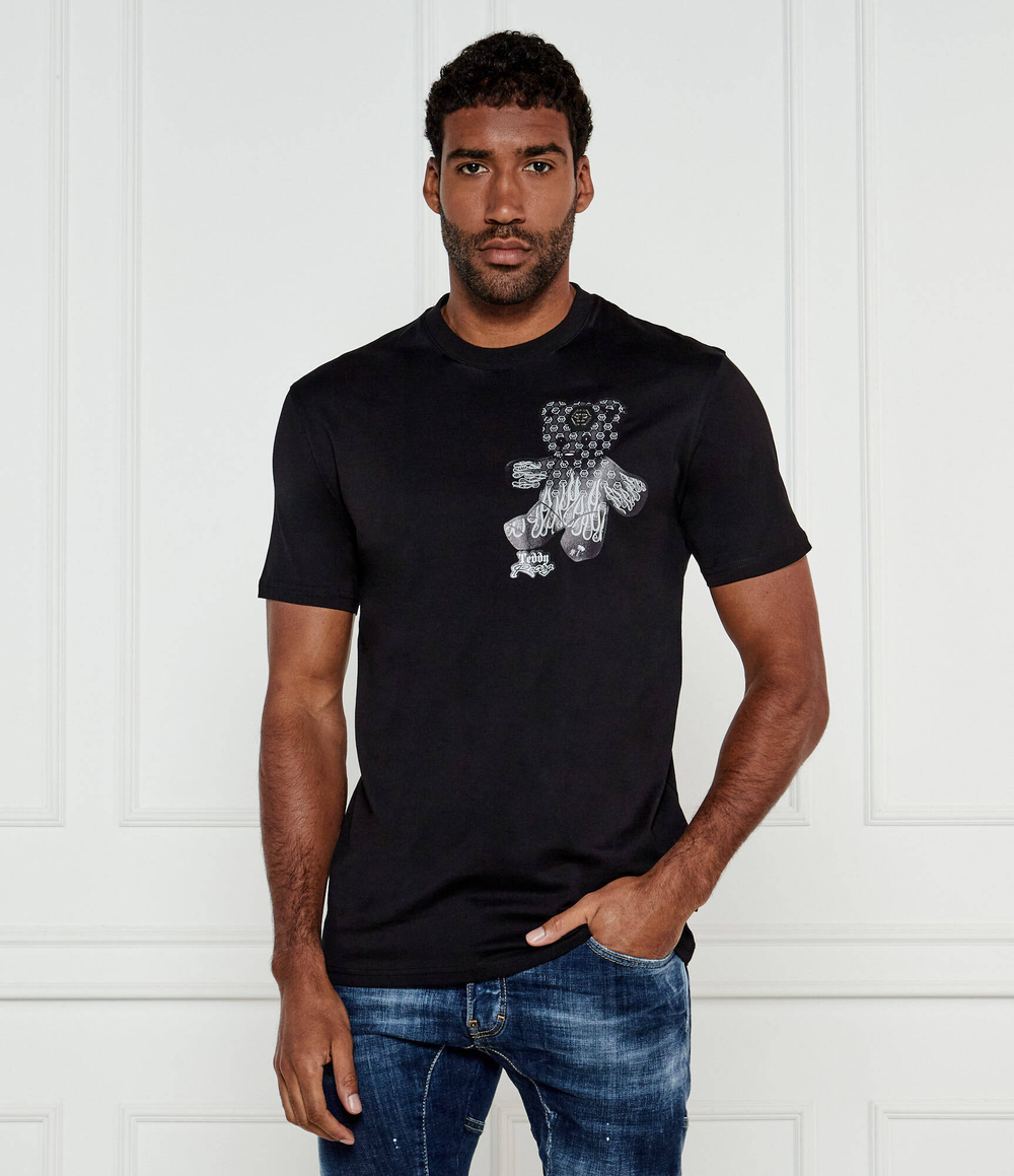 Футболка Teddy Bear Philipp Plein - черный(MTK8090 PJY002N)