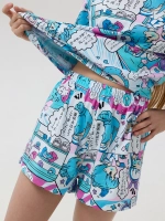 Пижама домашняя с шортами хлопок