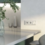 Рамка на 3 поста Favorit (белый,стекло) W0031101