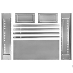 Мангал с ребрами жесткости 700 х 300 х 700 мм, Camping Palisad