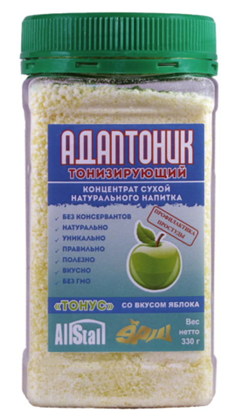 Адаптоник "Тонус" (яблоко) в ПЭТ-банке 330 г