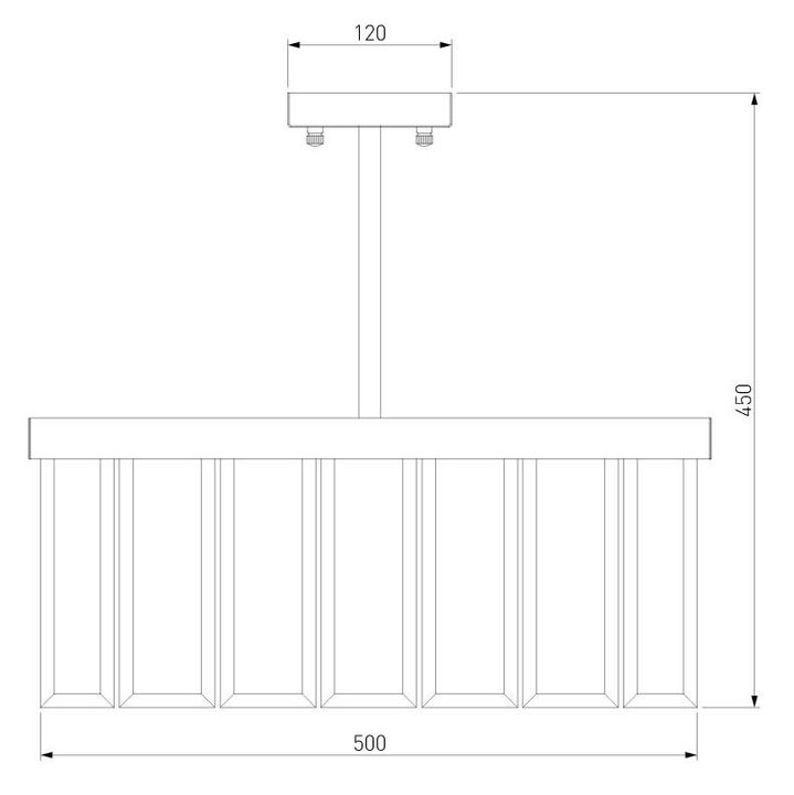 Потолочная люстра Bogates Eclipse 357/5 Smart