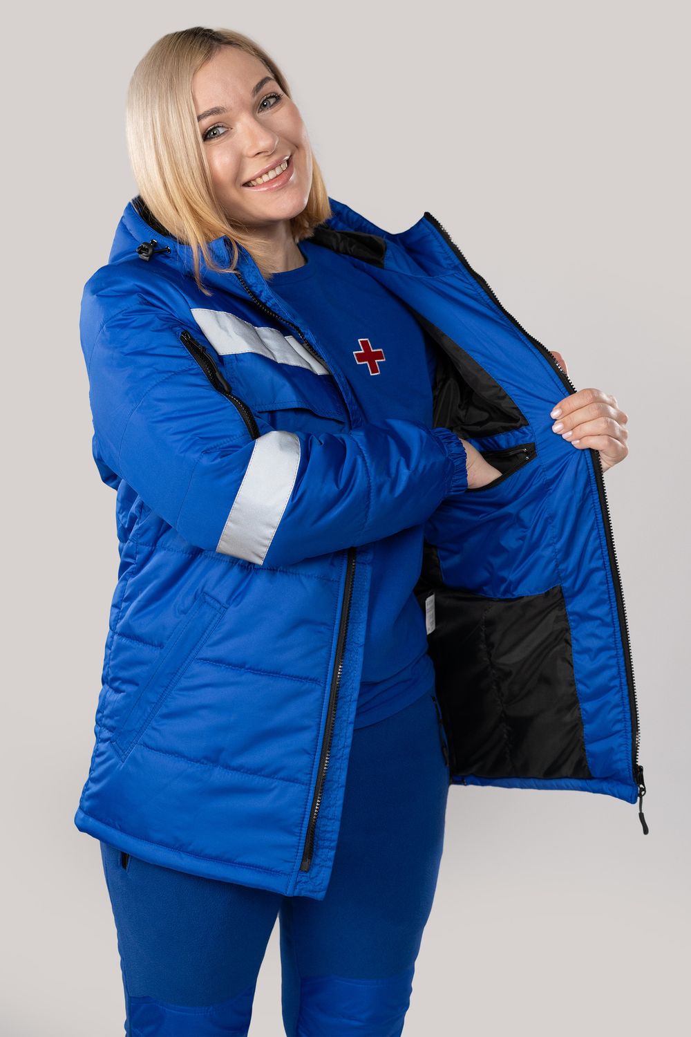 Куртка утепленная женская Скорая Помощь MedicLine (Dewspo)