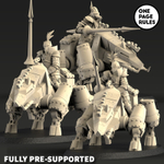 Grand Alliance Order Cities of Sigmar Demigryph Knights 1 шт. миниатюра для dnd, днд, pathfinder, фентези, Настольная игра, НРИ, Варгейм, РПГ