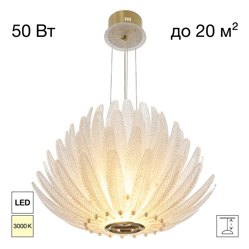 Подвесная светодиодная люстра Citilux Deltoro CL327160