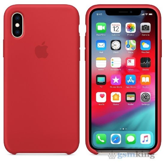 Silicone Case iPhone XS Max Product Red (Красный)