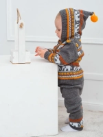 Костюм вязаный детский "Веселый зоопарк"