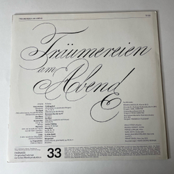 Винтажная виниловая пластинка LP Сборник Классической Музыки, Traumereien Am Abend (Германия 1969)