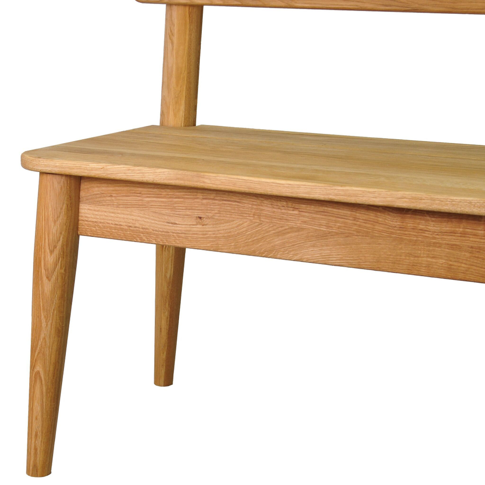 Скамейка в прихожую и столовую Мудэ из массива дуба