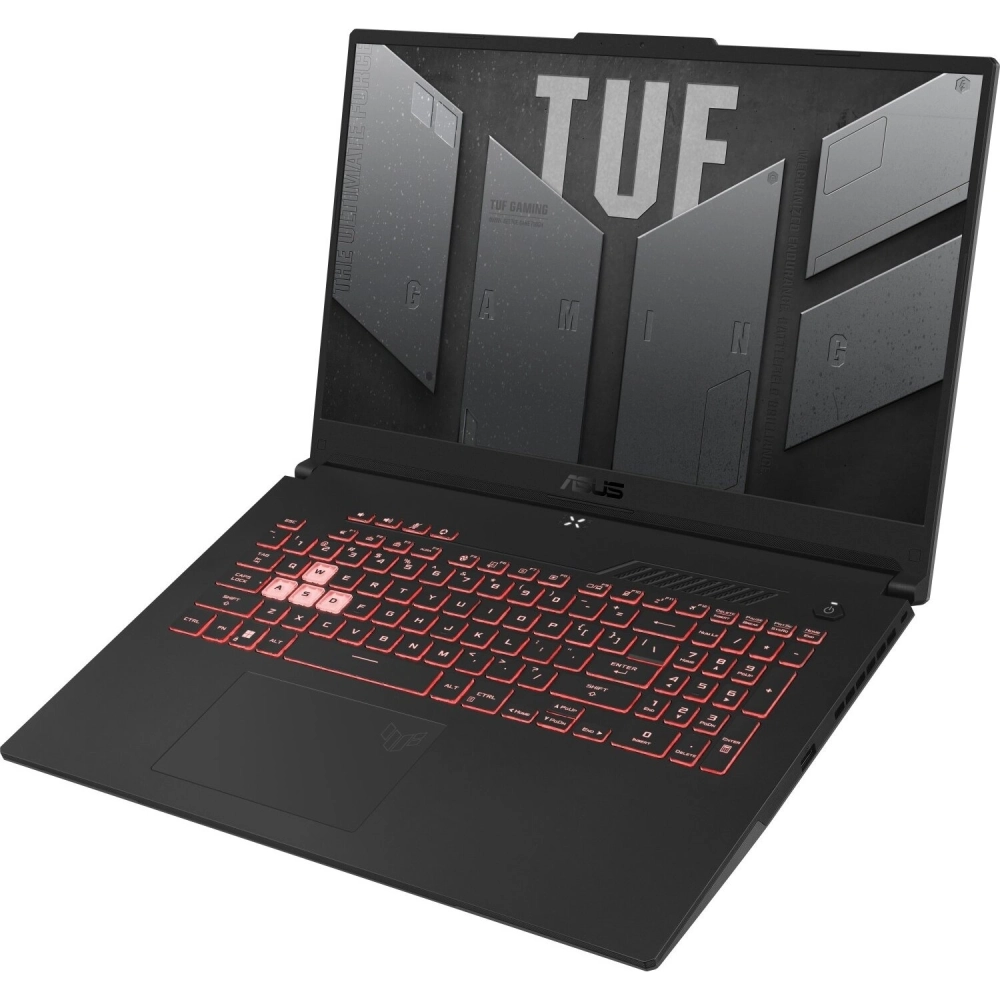 Ноутбук Asus TUF Gaming A17 FA707NUG-HX182 Ryzen 7 7445HS 16Gb SSD512Gb NVIDIA GeForce RTX4050 6Gb 17.3" IPS FHD (1920x1080) без ОС grey WiFi BT Cam (90NR0EF5-M00AX0)