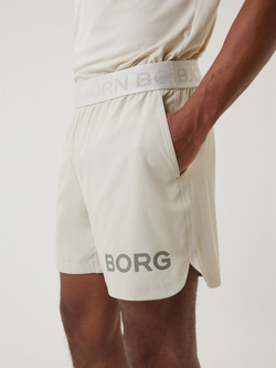 Мужские теннисные шорты Björn Borg Short Shorts - Бежевый