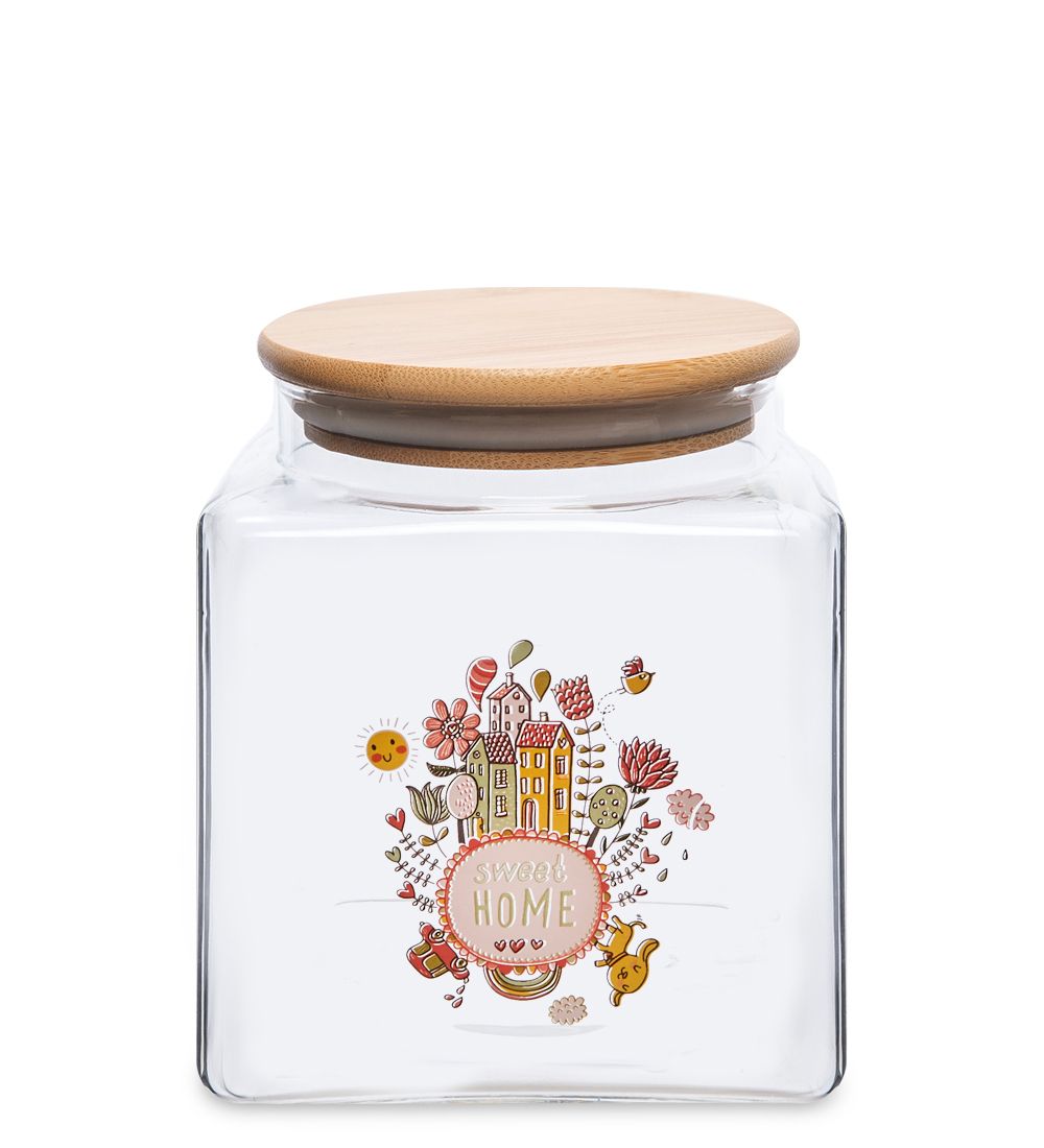 GS- 18/3 Банка для сыпучих «Цветочная феерия» 1л