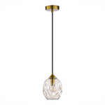 SL1188.303.01 Подвес ST-Luce Латунь/Коньячный E14 1*40W