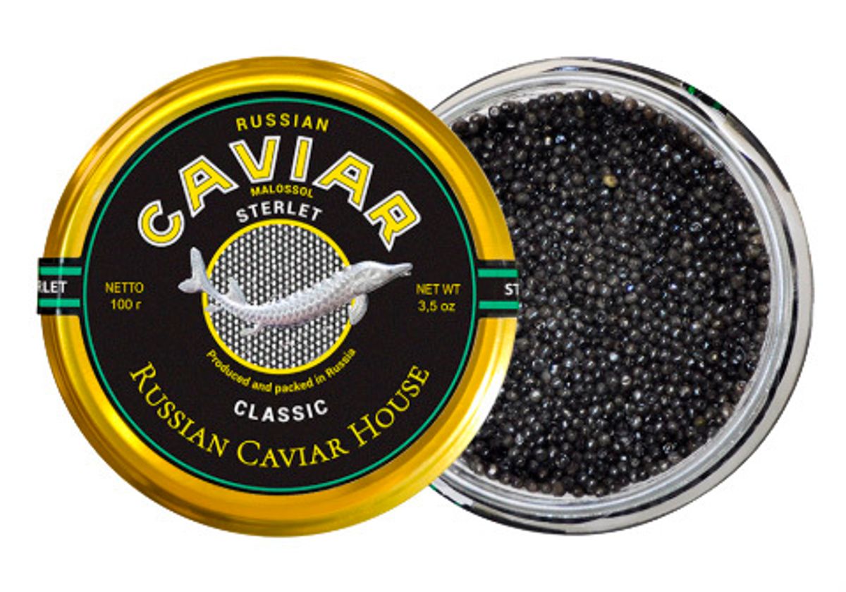 Икра черная стерляжья "Классик", 100г