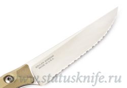 Нож Microtech Kitchen Steak TAN Serratedфотография - 6