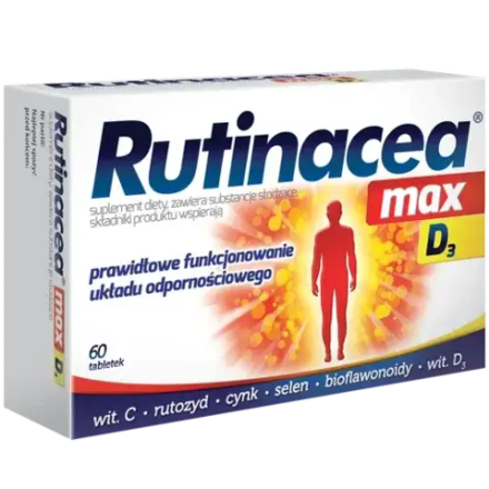Рутинацея Макс D3 - 60 таблеток