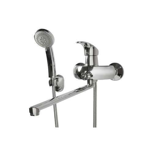 Смеситель для ванны и раковины 40к F2221 FRAP див корп (L излив, хром, латунь)