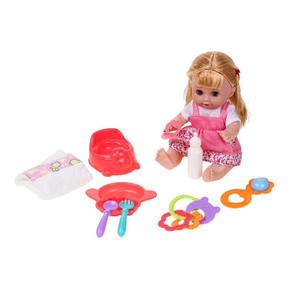 Пупс функциональный с аксесс., рюкзак WZB168-17