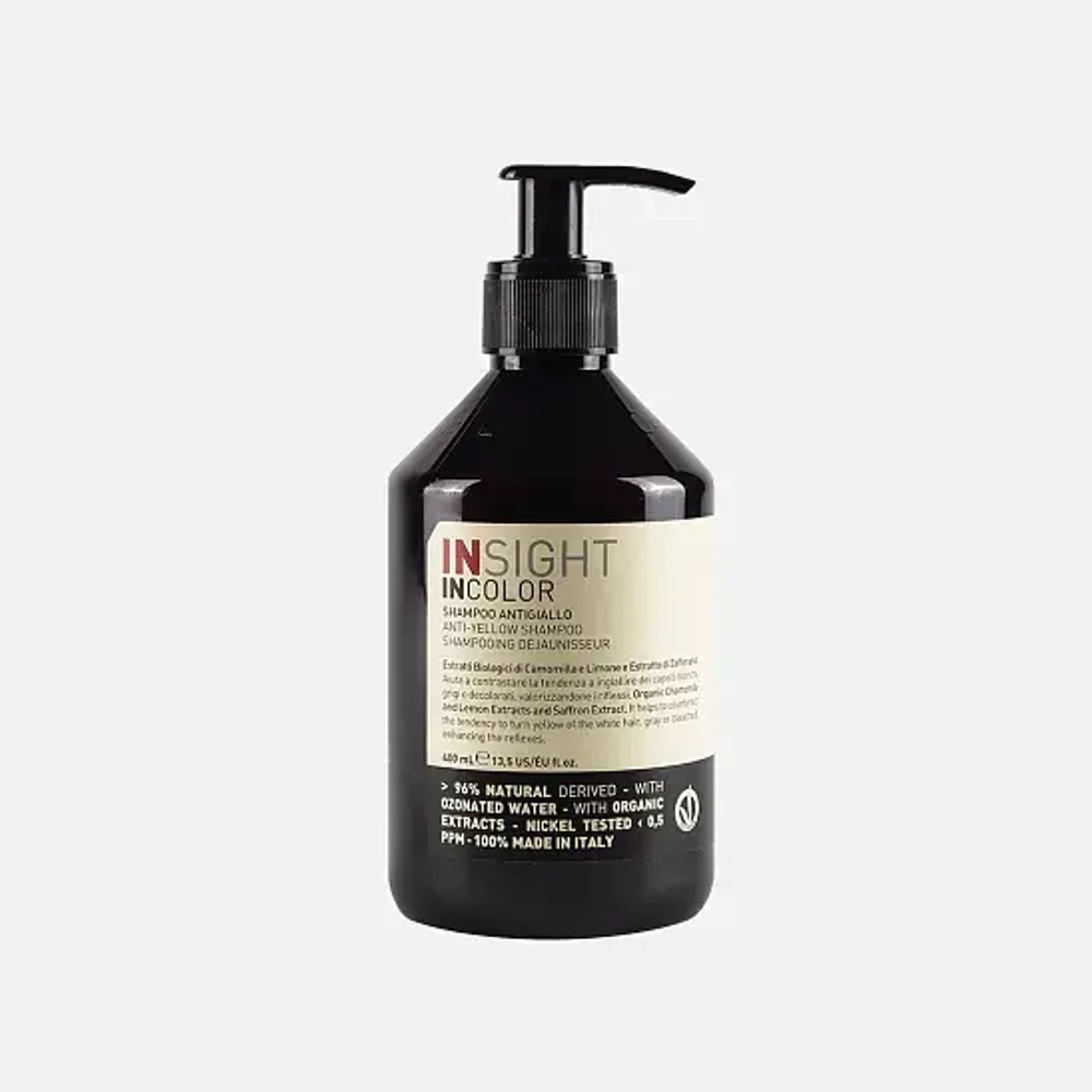 INSIGHT Anti-Yellow Shampoo 400ml Шампунь для волос