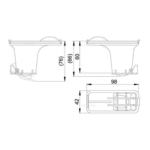 Комплект комбинированных гидрозатворов Alcadrain для нержавеющих желобов