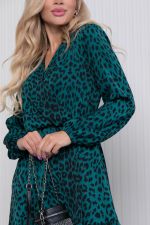 Платье "Мелания" (лео/грин) П7036 LT Collection