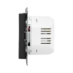 Механизм розетки USB-С, быстрая, чёрная Эпика EKF