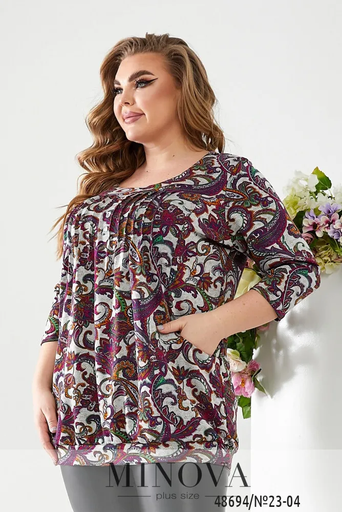 Кофточка 23-04-Серый Minova