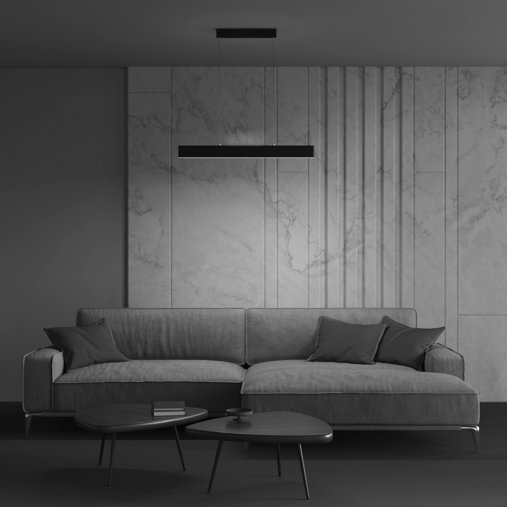 Подвесной светодиодный светильник Maytoni Step P010PL-L23B4K черный