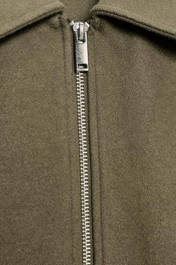 ZARA МЯГКИЙ БОМБЕР НА МОЛНИИ, ХАКИ