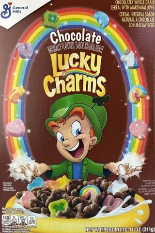 Сухой завтрак Chocolate Lucky Charms с маршмеллоу