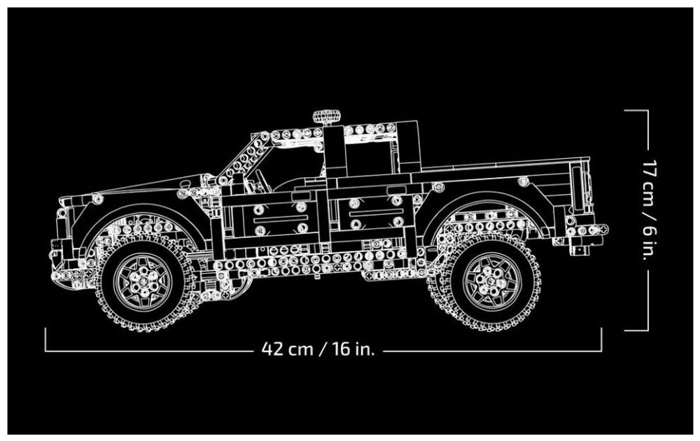 Lego raptor truck best sale