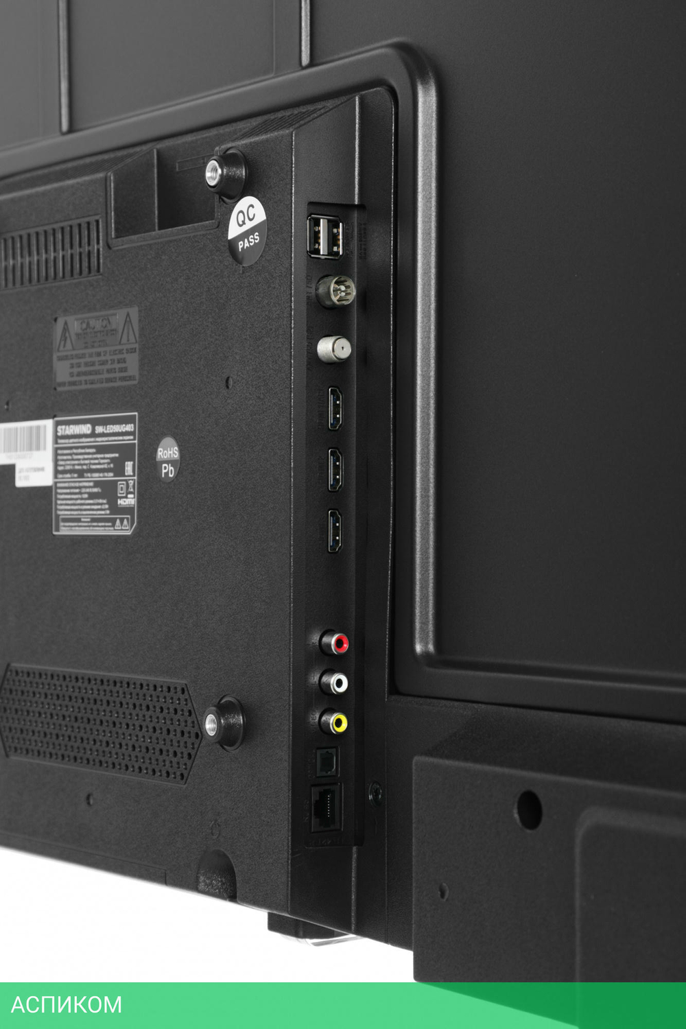 Телевизор StarWind SW-LED50UG403 черный