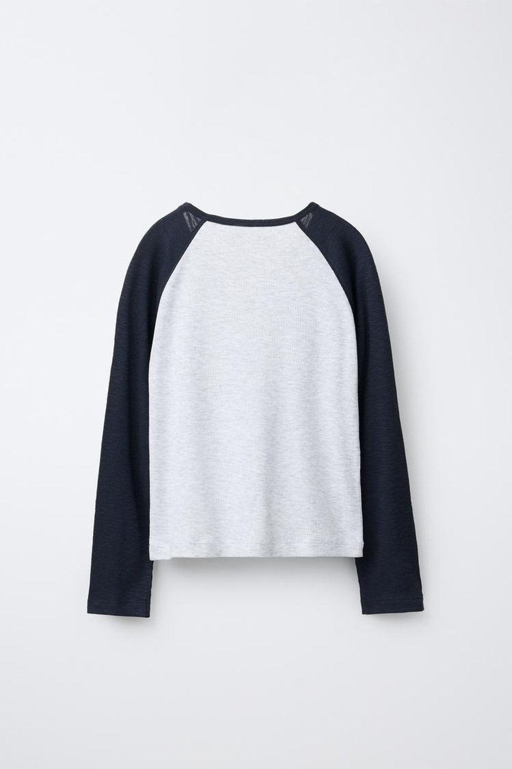 ZARA ФУТБОЛКА С РУКАВАМИ РЕГЛАН, МОРСКОЙ СИНИЙ