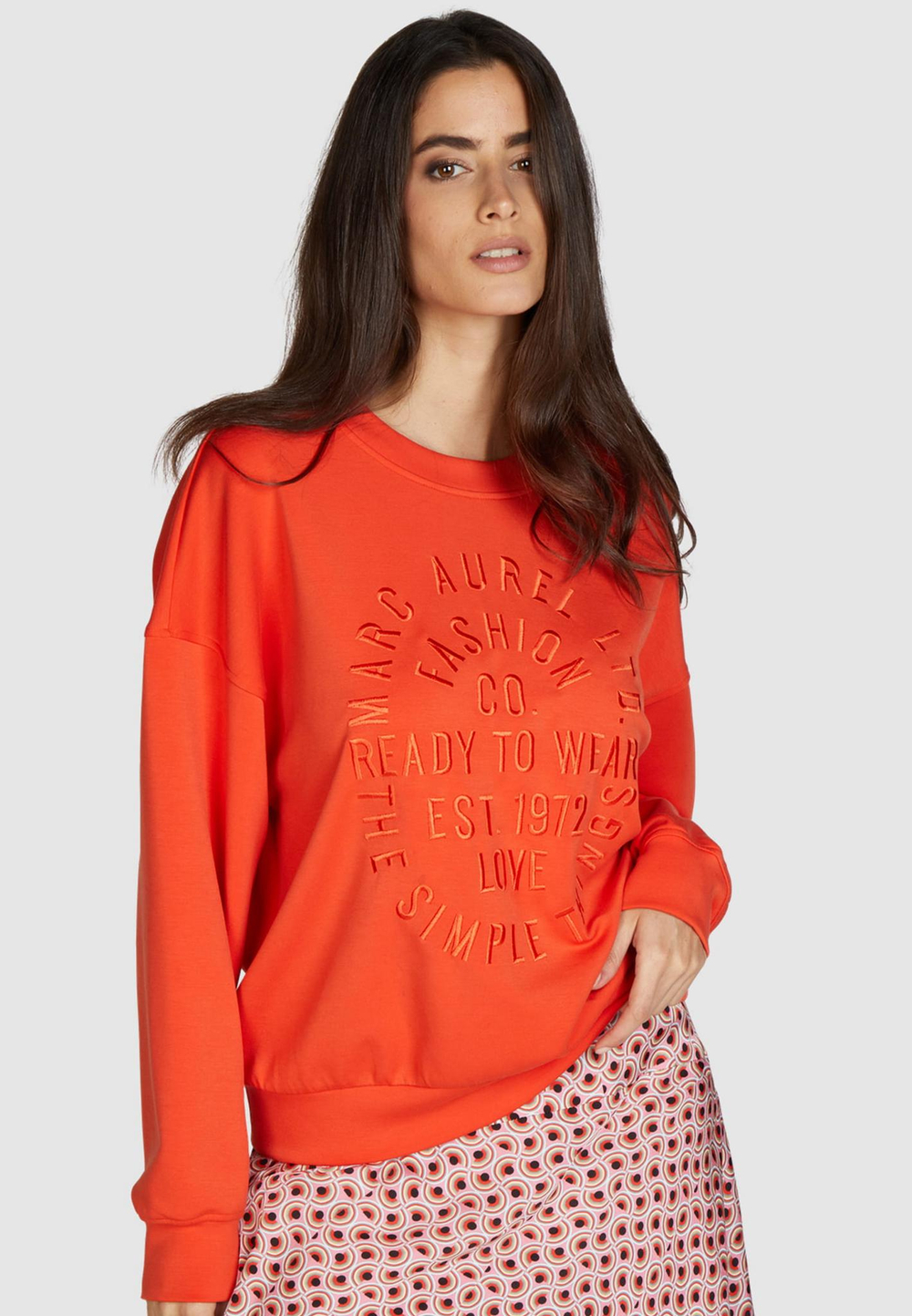 Свитшот Marc Aurel 73584 оранжевый
