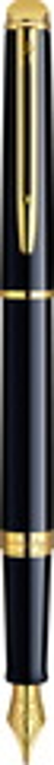 Перьевая ручка Waterman Hemisphere, цвет: Mars Black/GT, перо: F